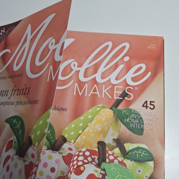 Mollie Makes Issue 6 UK 2011 Magazine Autumn Fruits Harvest Craft Projects - Picture 3 of 13